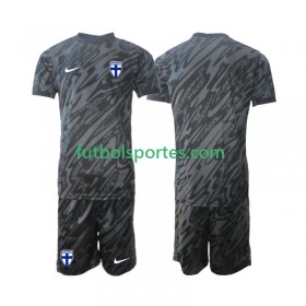 Camiseta Finlandia Portero Niño Primera Equipación 2024